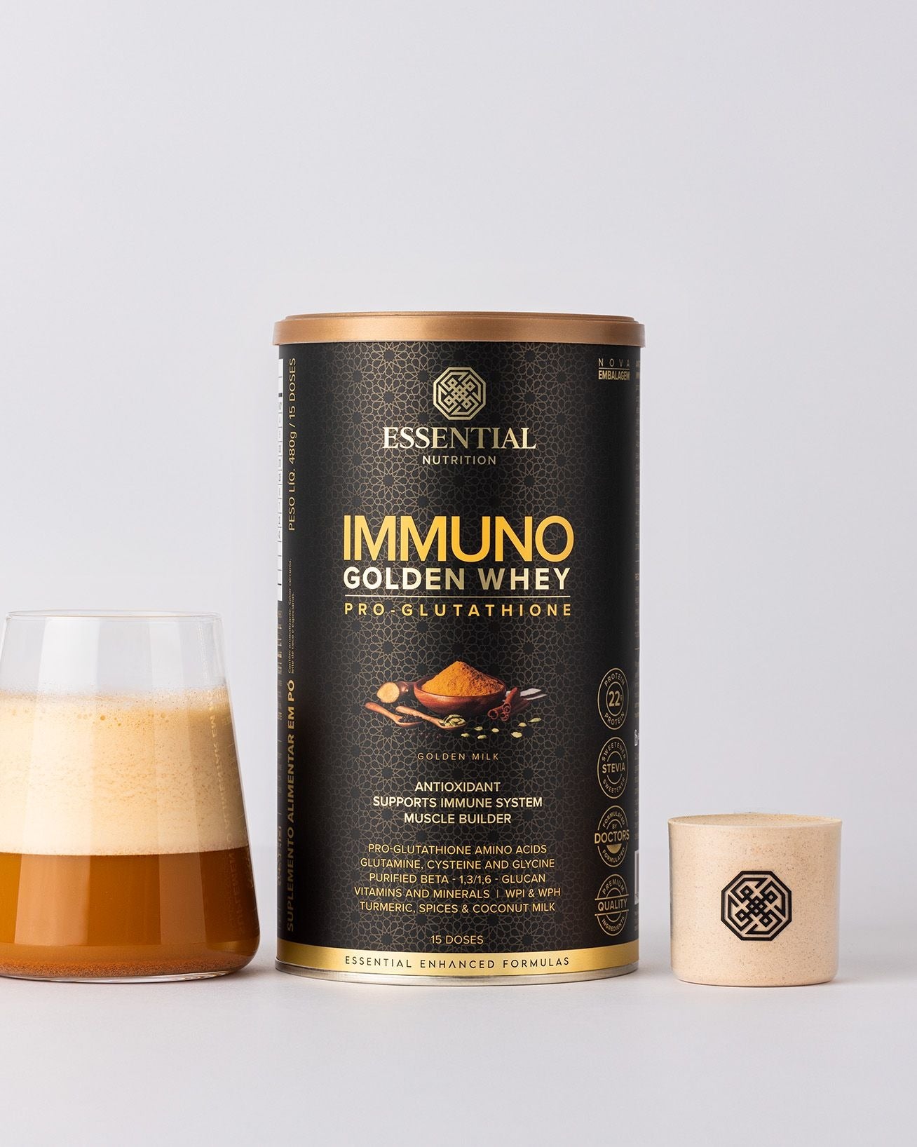 Immuno Golden Whey Lata | 15 doses