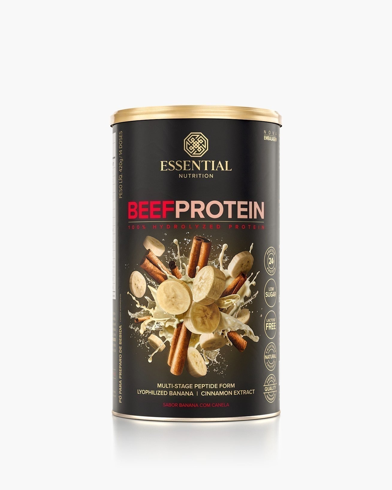 Beef Protein Banana com Canela Lata | 14 doses
