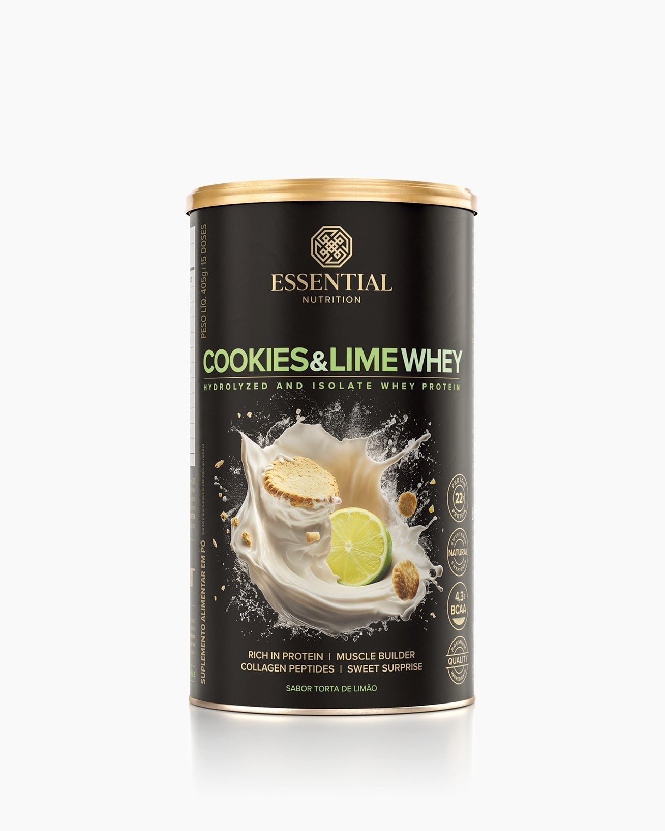 Cookies & Lime Whey Lata 405g | 15 doses