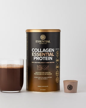 Collagen Essential Protein Chocolate Lata 510g | 25 doses